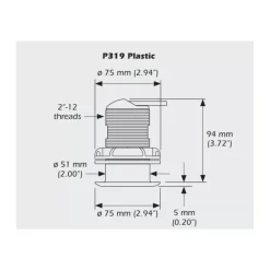 Hot Airmar P319 pour GARMIN 8 broches