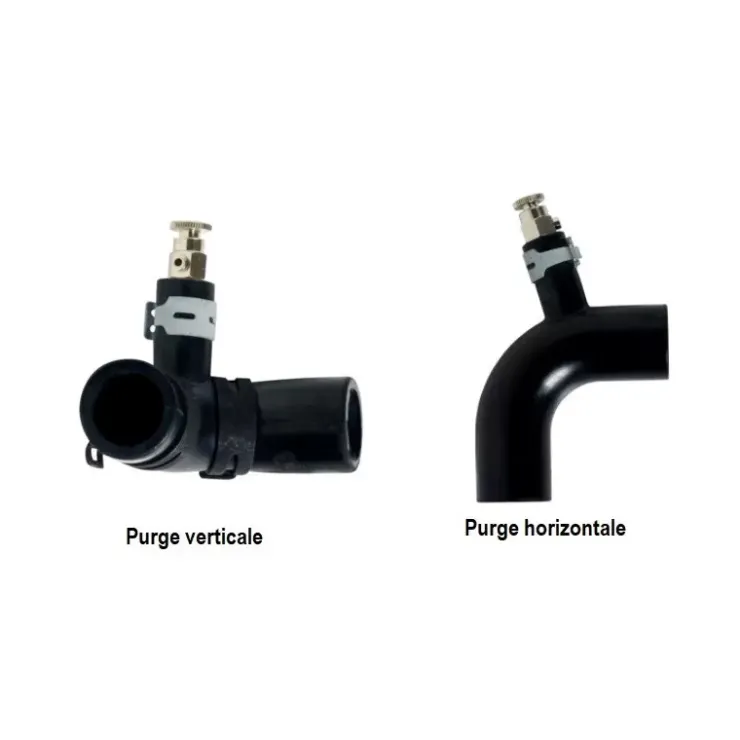 Clearance Alde Coude caoutchouc 90° ø 22 mm avec purge