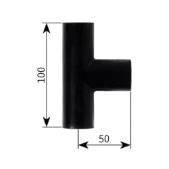 Best Alde Raccord caoutchouc en T ø 22 mm