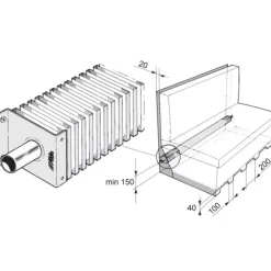 Hot Alde Radiateurs passifs 175 à 835 W