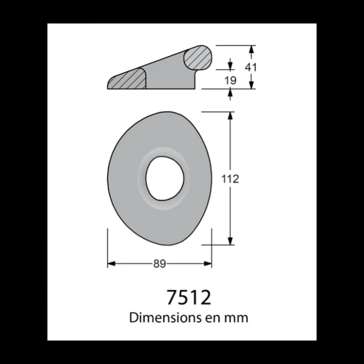 New Antal Pad-Eye pour Dyneema
