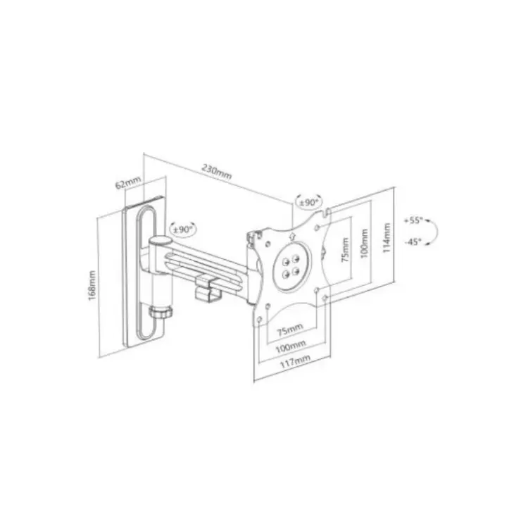 Outlet ANTARION Support TV 1 bras