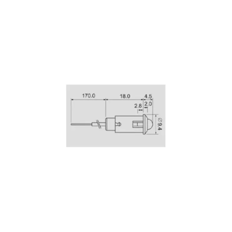 APEM Voyant Led Rouge 12