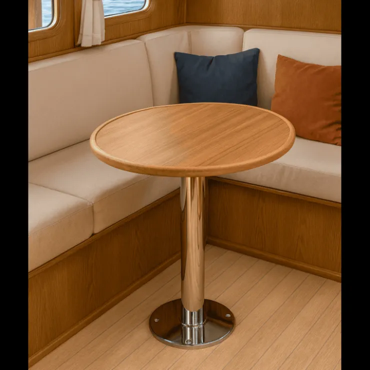 Best ARC Marine Plateau de table en teck Ø 80 cm