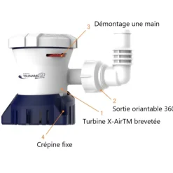 Outlet Attwood Pompe de cale Tsunami MK2 T1200