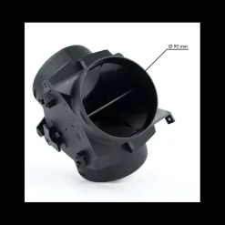 Outlet Autoterm Raccord Y ø 90 mm avec vanne de régulation