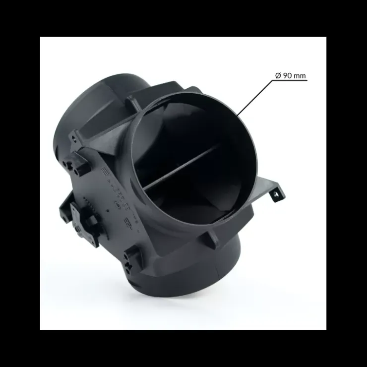 Outlet Autoterm Raccord Y ø 90 mm avec vanne de régulation