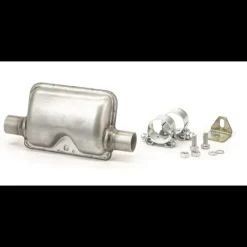 New Autoterm Silencieux d'échappement rectangle Ø 24 mm