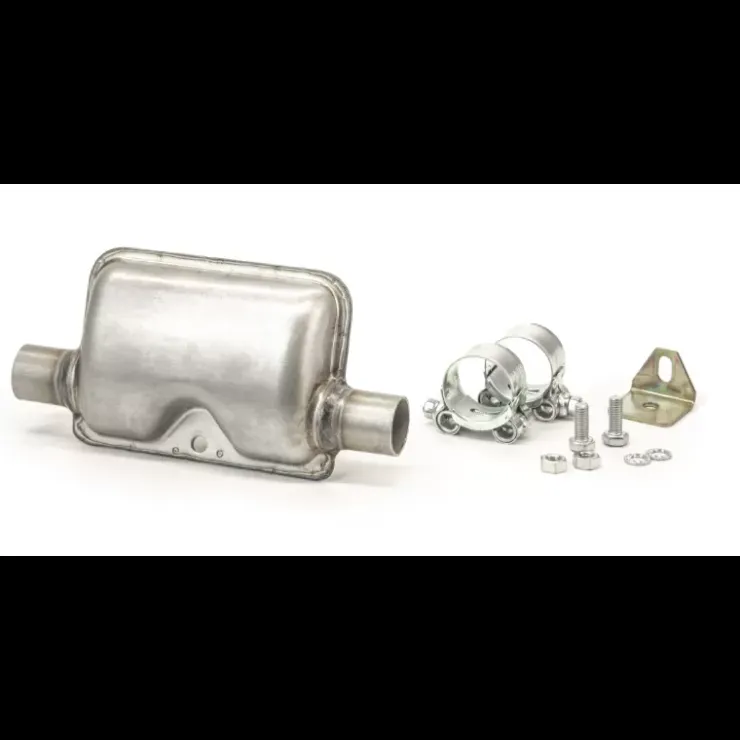 New Autoterm Silencieux d'échappement rectangle Ø 24 mm