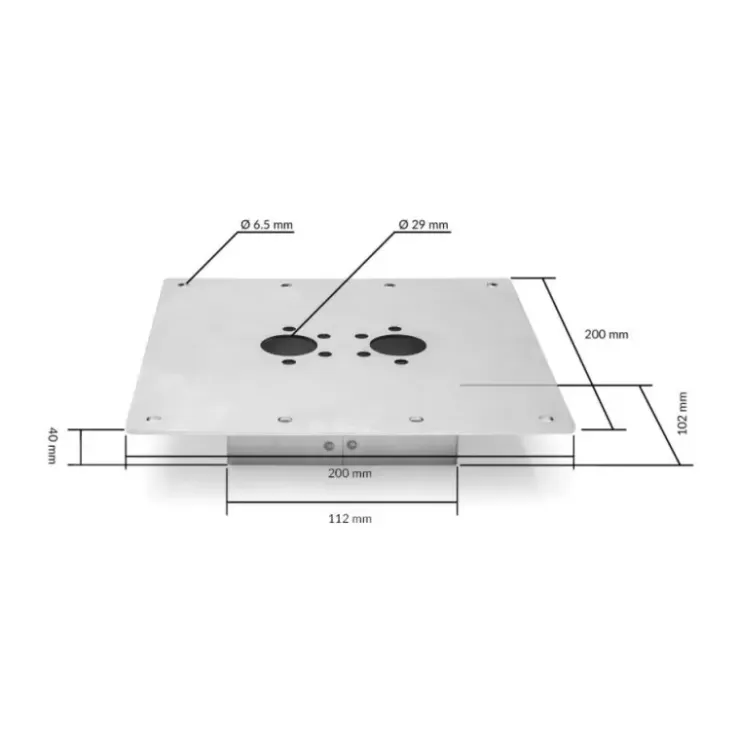 Discount Autoterm Support de montage plancher 4D