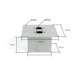 Discount Autoterm Support de montage plancher 2D