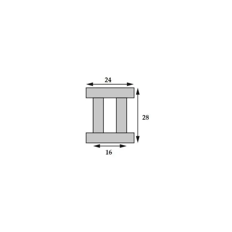 Hot Barton Marine BARTON Chariot rail en I 24 mm 4 roulettes