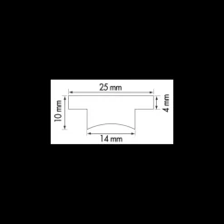 Sale Barton Marine BARTON Rail en T 25 mm