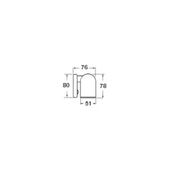 Outlet Batsystem Applique LED | blanc