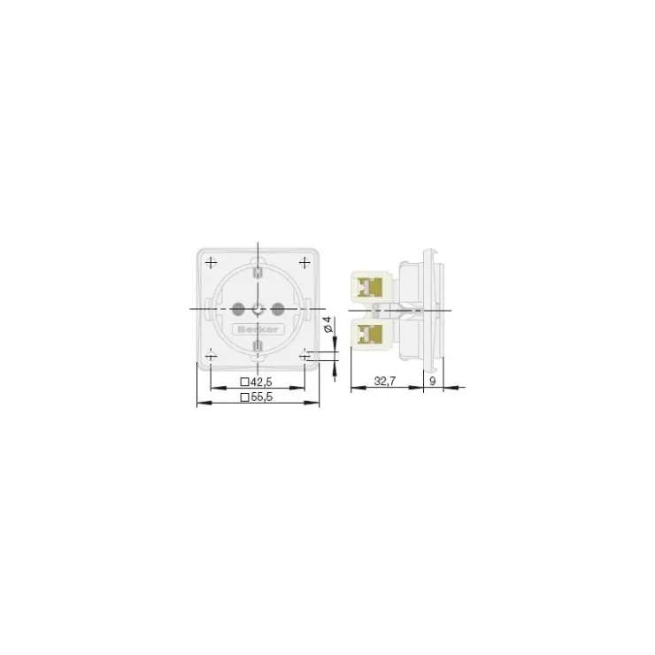 Sale Berker Prise USB double integro