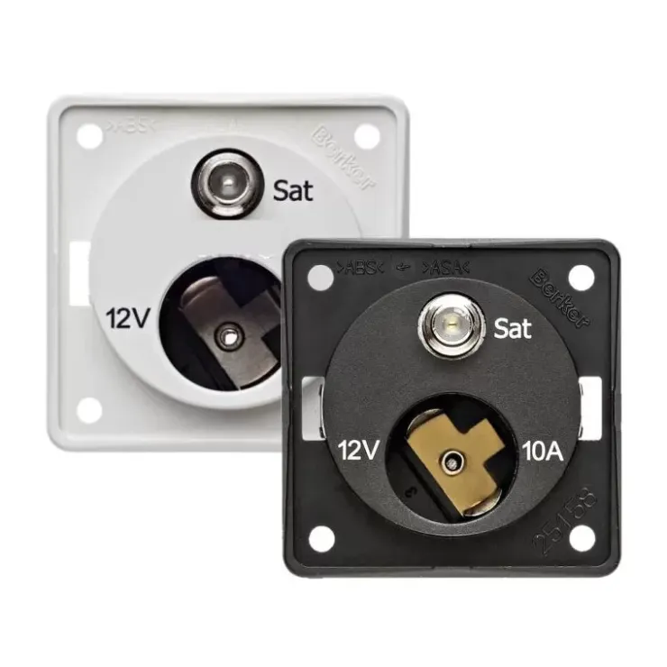 Discount Berker Prise 12V + satellite integro