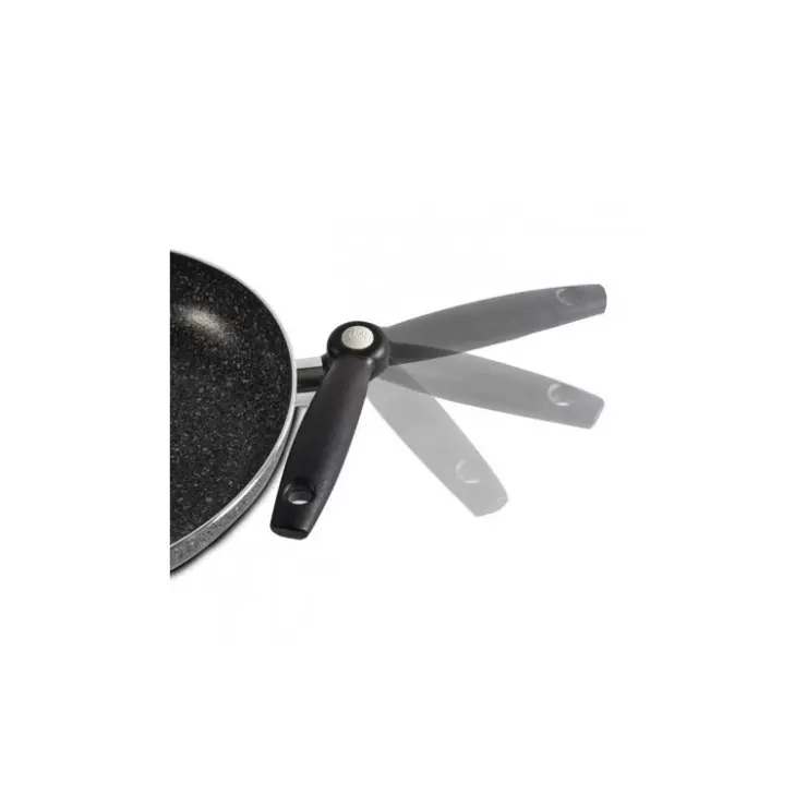 BIALETTI Poêle aluminium manche repliable