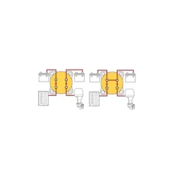 Clearance Blue Sea Systems BLUE SEA Coupe-batterie Série E Dual Circuit Plus