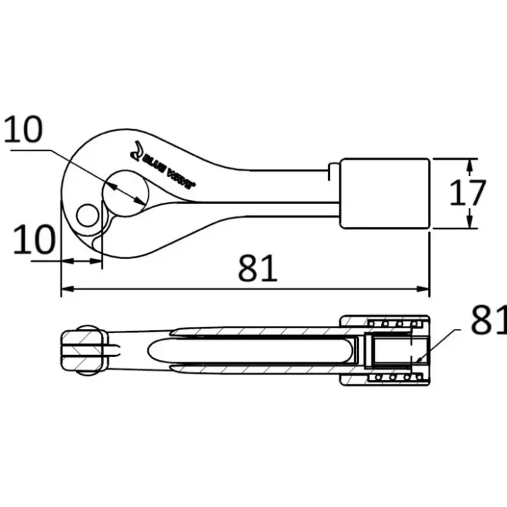 Blue Wave Crochet pélican M6