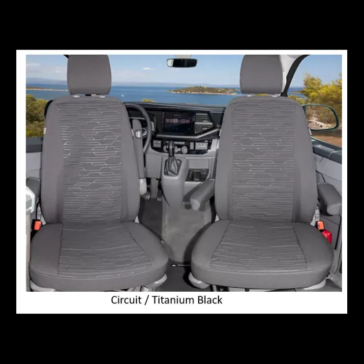 Clearance Brandrup Housses de sièges avant | VW T6 / T6.1 California Beach & Multivan