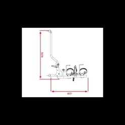 Sale BR-Systems porte vélos Bike Glide