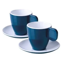 Hot Camp4 Lot de 2 tasses à expresso mélamine