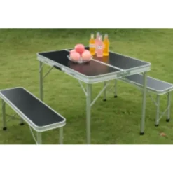 Camp4 Table pique-nique avec bancs
