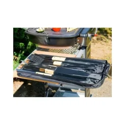 Hot Campingaz Sacoche 5 ustensiles avec manche en bois