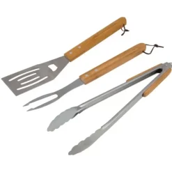 Outlet Campingaz Set 3 ustensiles manches bois