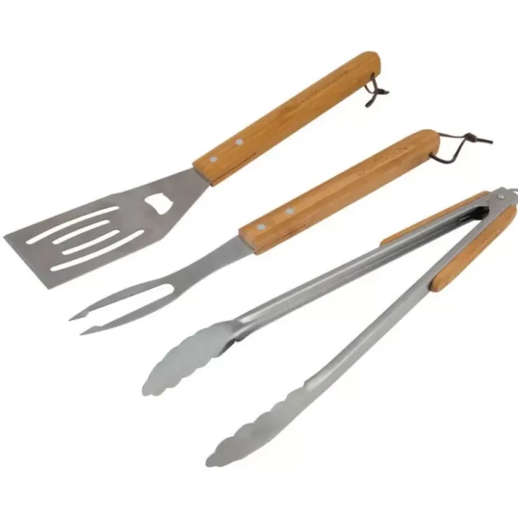 Outlet Campingaz Set 3 ustensiles manches bois