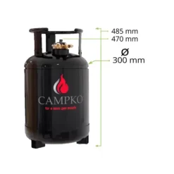 Online CAMPKO Bouteille GPL rechargeable | 22 L