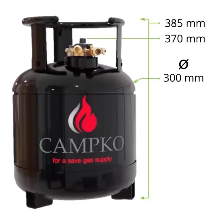 CAMPKO Bouteille GPL rechargeable 15 L