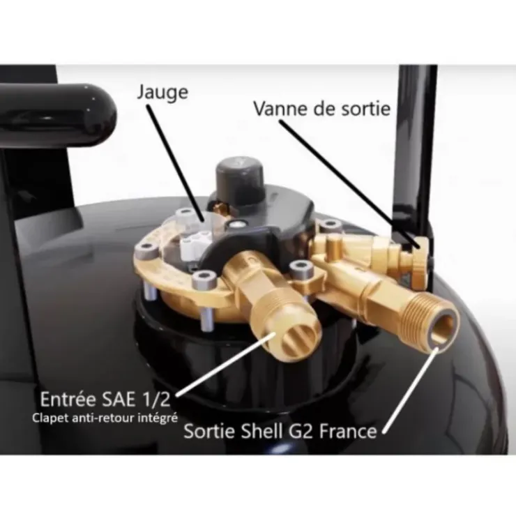 Clearance CAMPKO Kit GPL complet 30 L | Fourgon aménagé & camping-car