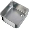 Can Evier carré inox | 360 x 360 mm