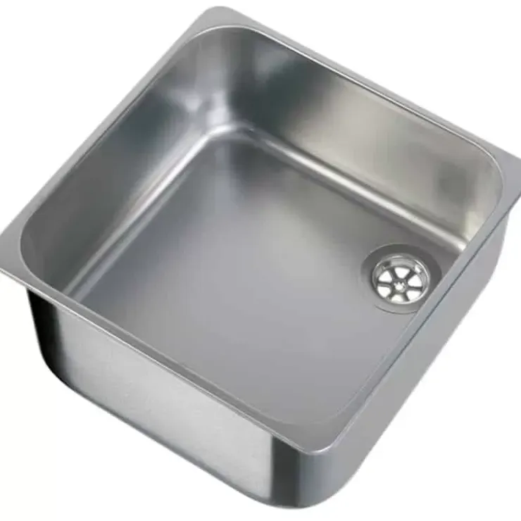 Can Evier carré inox | 360 x 360 mm