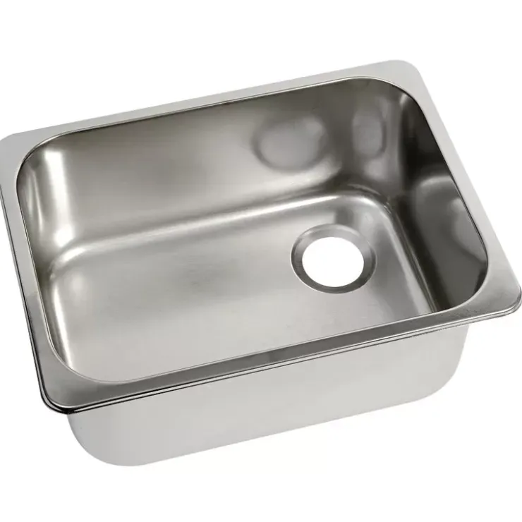 Can Evier carré inox | 360 x 360 mm