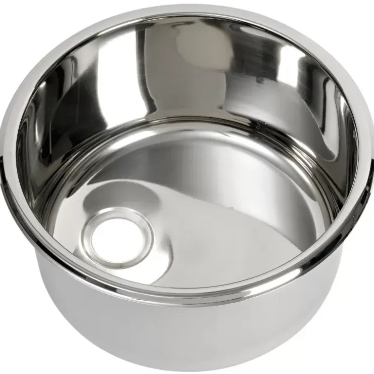 Discount Can Evier rond inox
