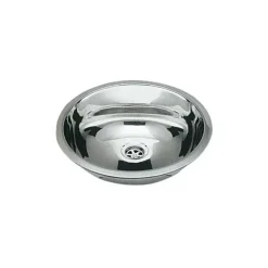 Clearance Can Lavabo inox rond