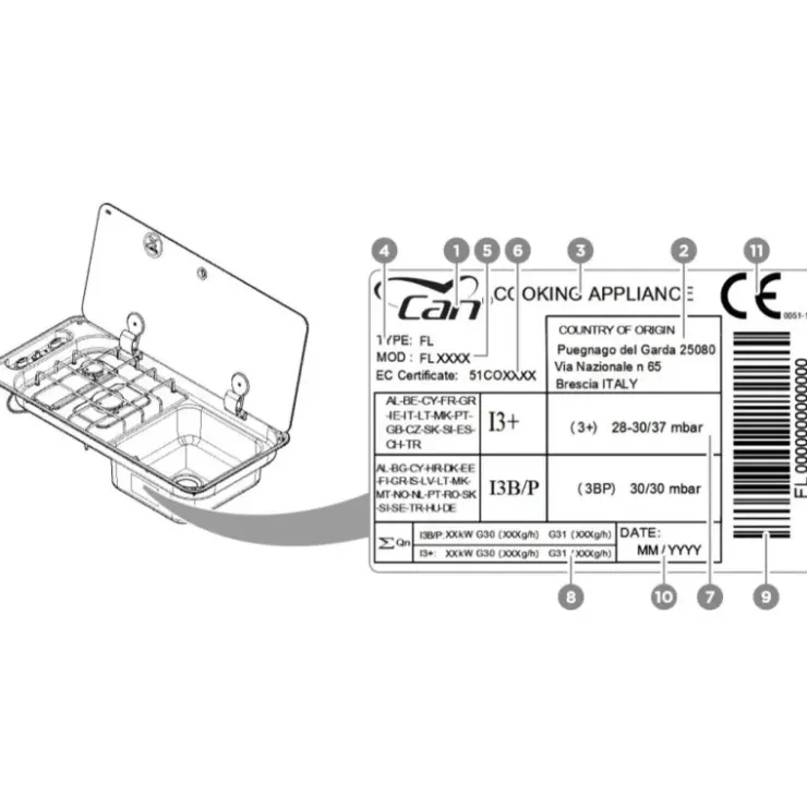 Online Can Pièces détachées FL17XX