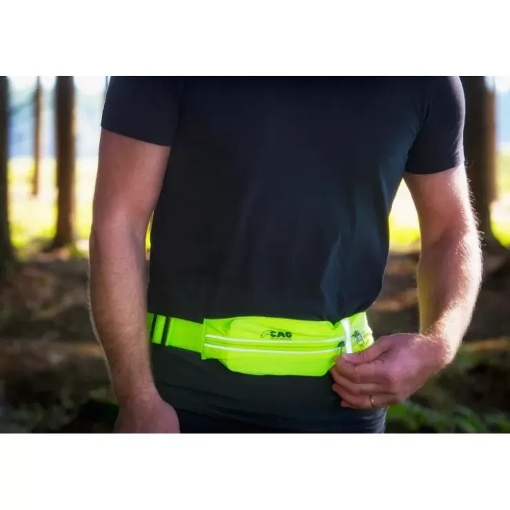 Discount CAO Outdoor CAO Ceinture 2 poches réfléchissante noire