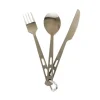 Online CAO Outdoor CAO Couvert 3 pièces inox + mousqueton