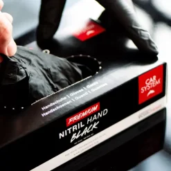 Best CAR SYSTEM Boite de 100 gants nitrile noir