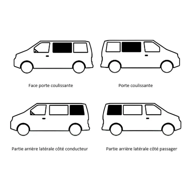 Best Carbest Baie latérale & arrière | Vito W447