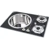Clearance Carbest Combiné cristal 2 feux/évier rond