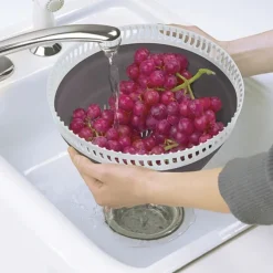 Clearance Carbest Essoreuse à salade rétractable