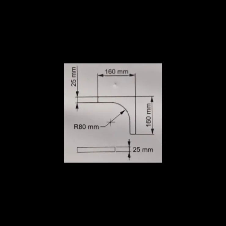 Outlet Carbest Jeu de renforts angles arrondi | baie S7
