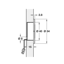 Clearance Carbest Lampe pied de paroi à détecteur