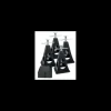 Carbest Lot de 4 vérins en plastique