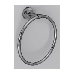 Discount Carbest Porte serviette anneau chromé