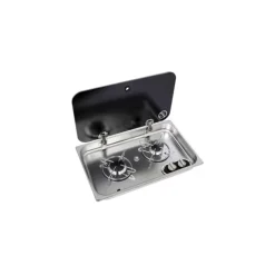 Hot Carbest Réchaud 2 feux - 530 x 326 mm
